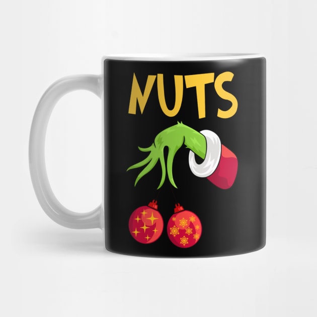 Chest Nuts Matching Chestnuts Funny Christmas Couples Nuts by Chea Shepherd